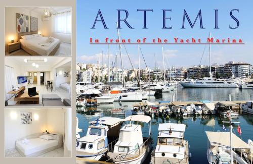 MELMA PROPERTIES- ARTEMIS lower ground apartment in front of the Yacht Marina