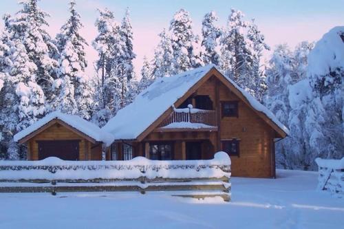 Norwegian Log Cabin The Roe Deer -sauna & hot tub