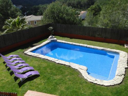  Villa Sitges El Olivo High Comodity AC Pool Heated Optional Real Garden Pool XXL, Pension in Canyelles