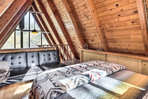 Cozy A-Frame with Hot Tub Near Arrowbear Lake!