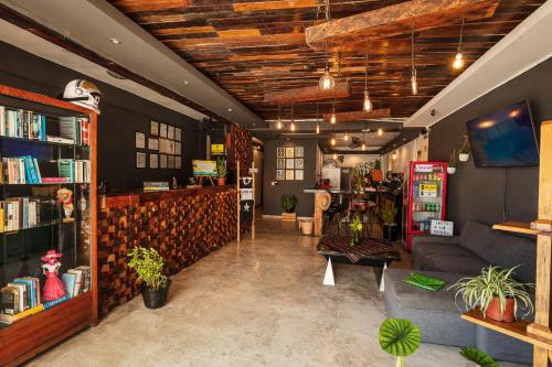 Ruang bersama/area TV, Che Playa Hostel & Bar Adults Only in Playa Del Carmen