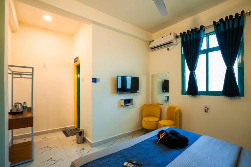 1 double bed