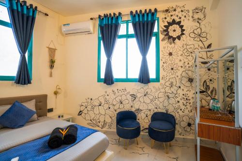 1 double bed
