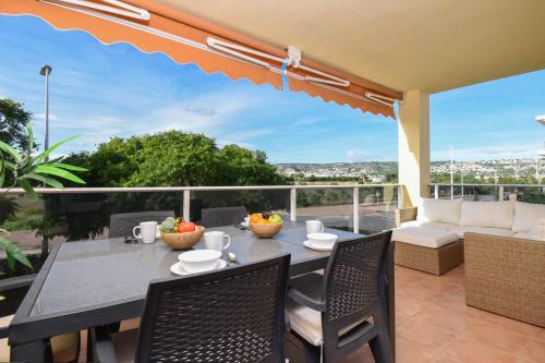ระเบียง/ชานเรือน, Jardines de Cannes in Platja de l'Arenal in บาเอีย เด คาเบีย