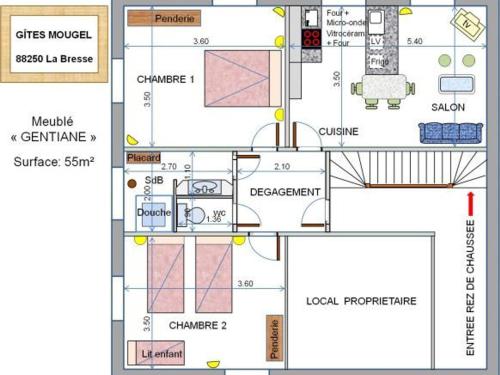 Gîte La Bresse 3 pièces 4 personnes - FR-1-589-189 - image 6