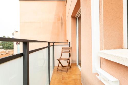 Balcony/terrace, AB North Barcelona Apartments in Santa Coloma de Gramenet