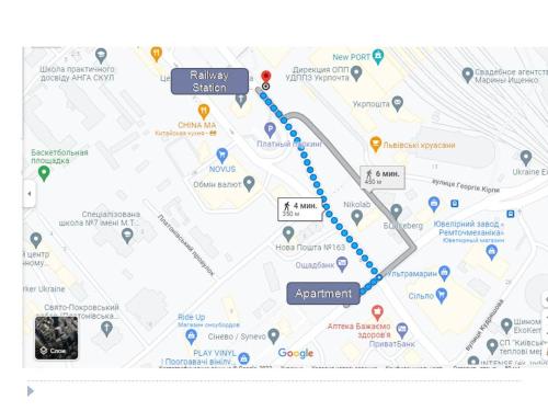 View smart Apartment on 26 floor Kvartet Railway Station 4D - image 9