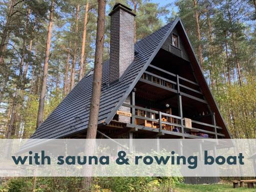 Ferienhaus Marianna am See mit gratis Sauna, Ruderboot & WLAN - Krzywonoga