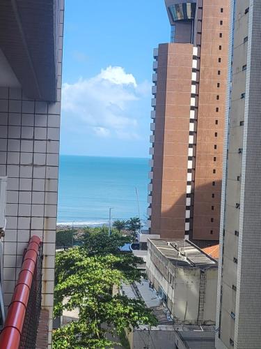 Apartamento com Varanda vista mar, Max 4 Pessoas