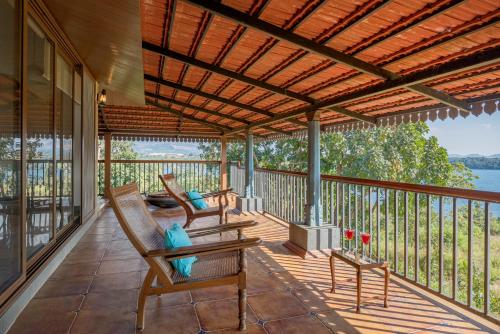 SaffronStays Anantham, Kamshet - pet-friendly lakefront villa with a huge verandah