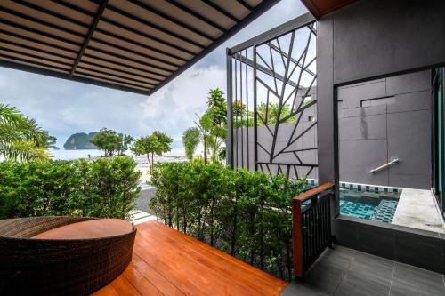 Balcony/terrace, Mangrove Bay Krabi Beachfront Pool Villa in Ban Tha Len