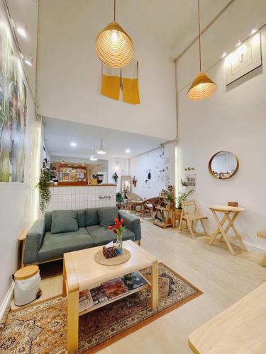 Shared lounge/TV area, Room Story Hostel in Ayutthaya