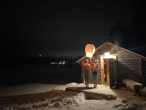 Charmig stuga på bondgård