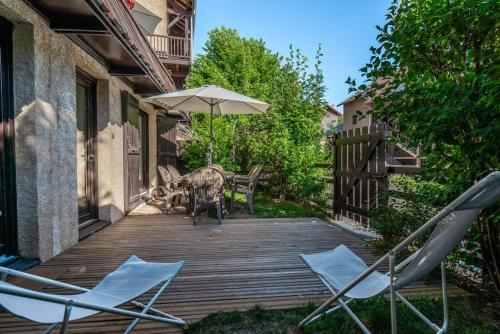 Serre Chevalier Monêtier les Bains T3 jardin Appartement les Mélèzes (Serre Chevalier Monetier les Bains T3 jardin Appartement les Melezes) in Le Monetier-les-Bains