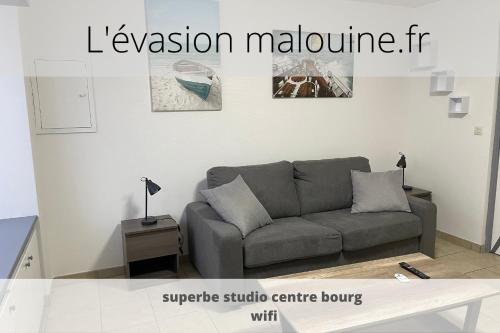 Studio 2 personnes en centre ville - Location saisonnière - Mesnil-Roc'h