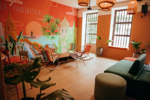 Lobby, Viajero Cartagena - Centro Hostel in Cartagena