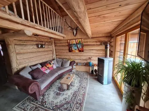 Naturstammhaus, Blockhaus in Klagenfurt am Wörthersee, Österreich
