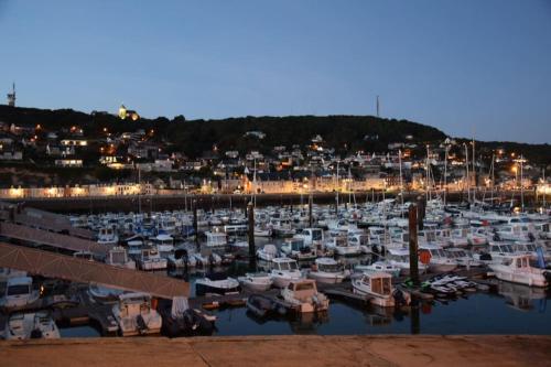 Charmant Studio avec vue sur le port et falaises