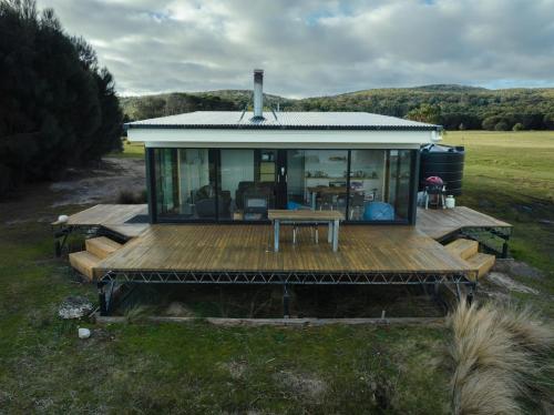 Sawyers Bay Shacks in Flinders Island