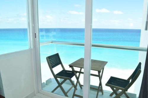 Hermoso estudio frente al mar, balcon, gym 3504, Cancún (photo 5)