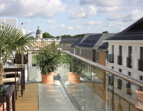 Terraza/balcón, Hotel Am Markt in Karlsruhe