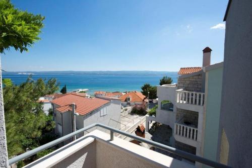 Studio Apartment in Duce with sea view, Balcony, Klimaanlage, WLAN 132-1, Duče (fotografie 9)