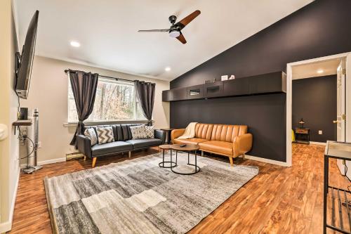 Spacious Long Pond Home Game Room and Hot Tub!