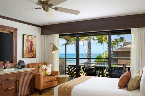 コアキアリゾート ポイプビーチOcean View One Bedroom Suite - Mobility