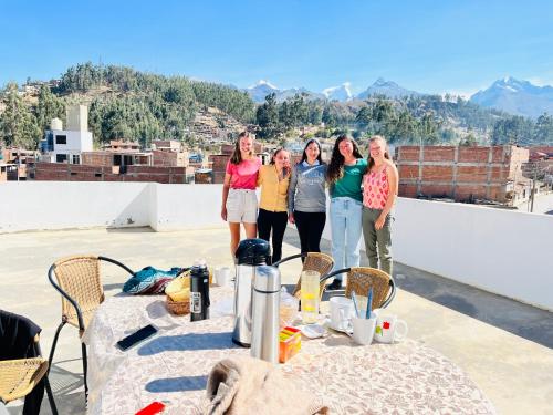 Balcony/terrace, Montanero Hostel in Huaraz
