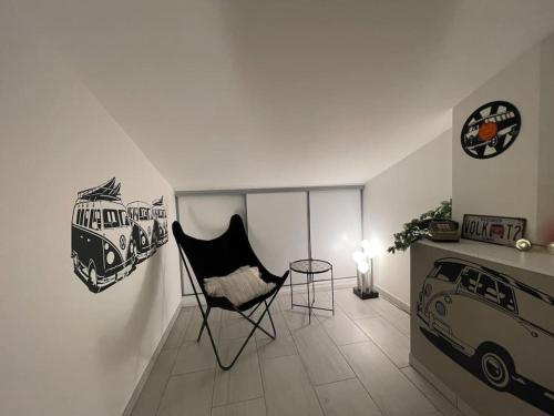 Appartement Vintage 90 m2 DUPLEX classe near Physalis Patisserie Boulangerie