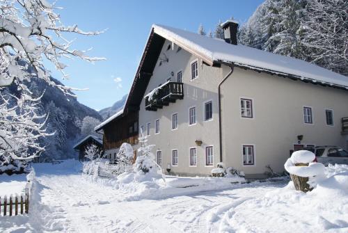 vhod, Ferienwohnung Bluntaumuhle in Steghof