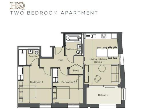 Picture of Luxury 2 Bedroom Apartment With Free Parking In The Heart Of York