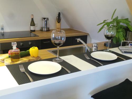 Konyha, Top appartement in prachtige hart van Nederland Kortenhoef in Moleneind