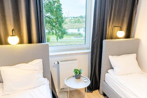 River View - widok na wodę, parking w hali, winda, 3pok i 5 łóżek, klima, Netflix i Max, centrum, Iława (foto 4)