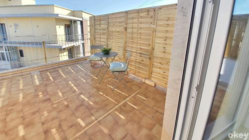 Balcony/terrace, Blue Sky Rooftop Rooms – Bari Policlinico in Bari