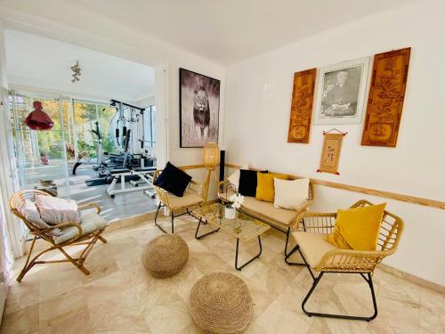 Maison spacieuse avec fitness, massage sur demande et jardin privatif, proche Nantes et Pornic - FR-1-306-1231 gîte à louer Saint-Philbert-de-Grand-Lieu