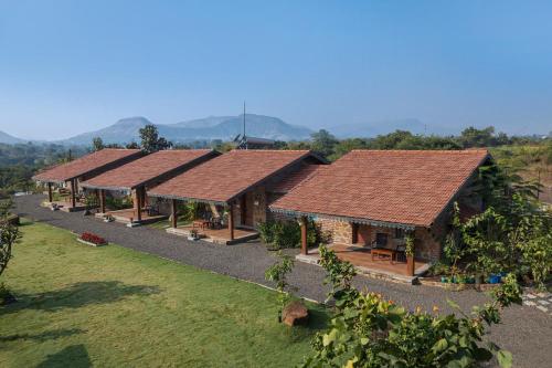 SaffronStays Lake House Marigold, Nashik - rustic cottages with private plunge pool