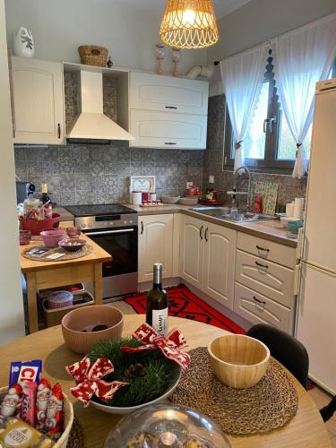 Konyha, Stellas guesthouse near Arachova in Distomo