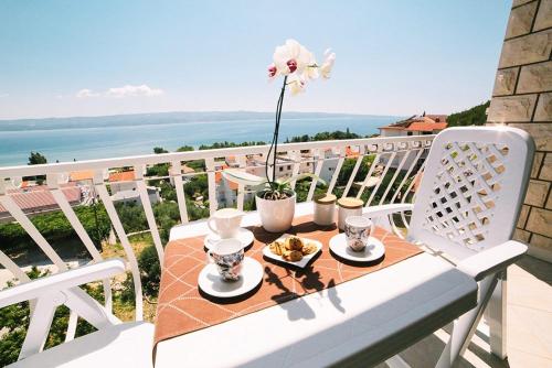 Skats, Apartment in Duce with sea view, balcony, air conditioning, WiFi 4167-5 in Duce