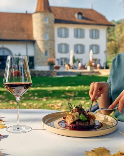 อาหารและเครื่องดื่ม, Chateau Salavaux in เลดียาบล์เรร์