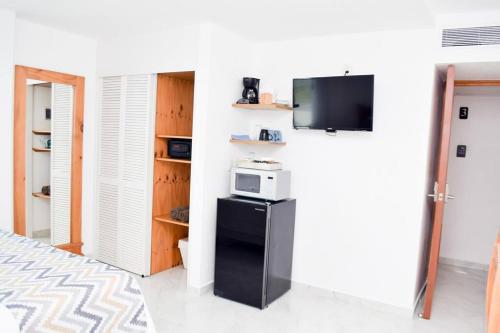 Estudio 2a sobre la playa, piscina, gimnasio, excelente opcion, Cancún (zdjęcie 9)