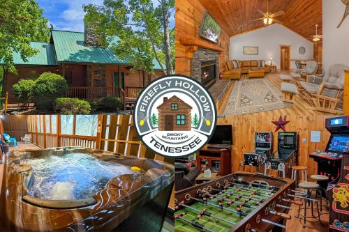 Firefly Hollow Cabin - Smoky Mountains - Soaky Mountain Water Park - Sevierville Convention Center - Chalet - Pigeon Forge