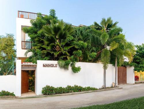 外部景觀, Lujosa Villa con Piscina Privada, Jacuzzi, Terraza, BBQ, AC muy Cerca de la Playa in 曼薩尼約