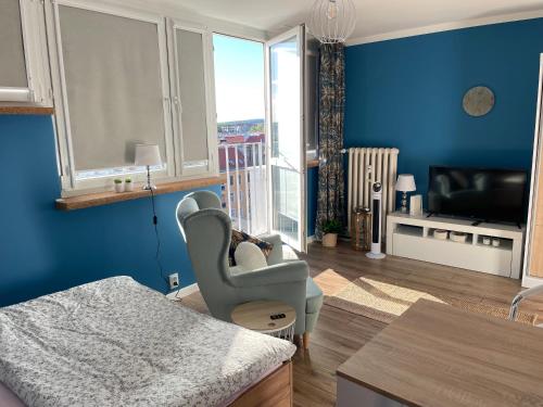 Apartament z pięknym widokiem na zachodni Szczecin, Štetín (fotografie 6)