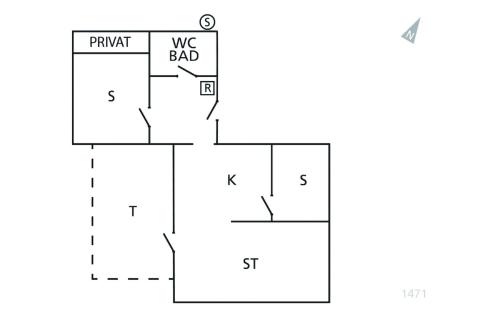 Pet Friendly Home In Gudhjem With Kitchen