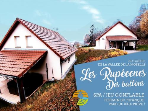 Maisons de vacances Les Rupeennes des Ballons, Maison Cerf, SPA Petanque ground, private playground, in the heart of the Vosges mountains!