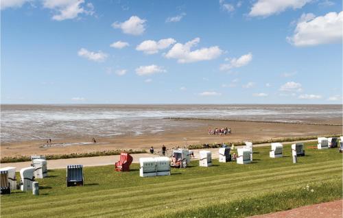 Ferienhaus mit Sauna und Whirlpool in Friedrichskoog Spitze Strandpark 4