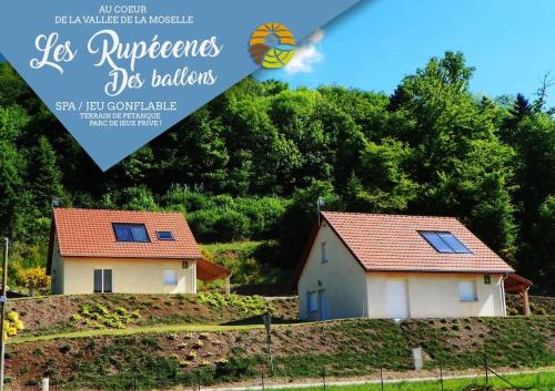 Maisons de vacances Les Rupeennes des Ballons N°3, SPA Terrain de petanque, parc de jeux prive, au coeur du massif des Vosges !