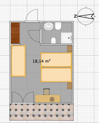 Hotel Bertha Fronte Mare Room Type - Triple Room