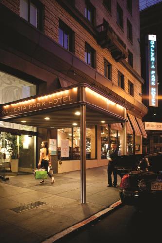 Entrance, Galleria Park, a Joie de Vivre Hotel in San Francisco Downtown